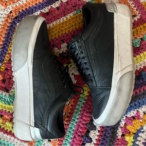 Vans Shiny Old Skool Stacked Platforms (W10)